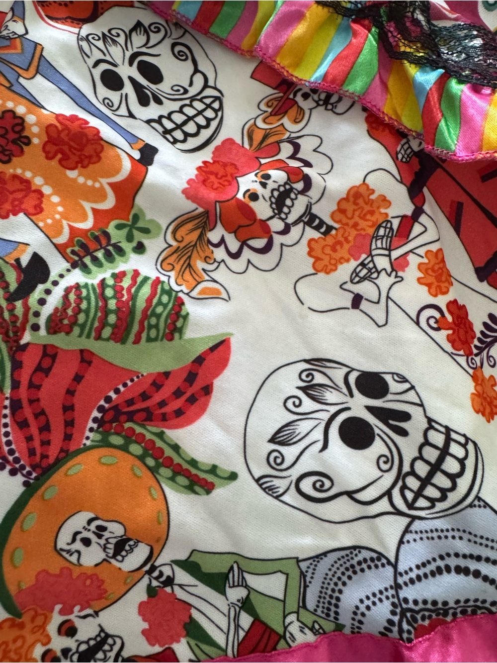 Spirit Halloween Day of the Dead Sugar Skull Dress Costume, Women’s Adult Small - Picture 13 of 14